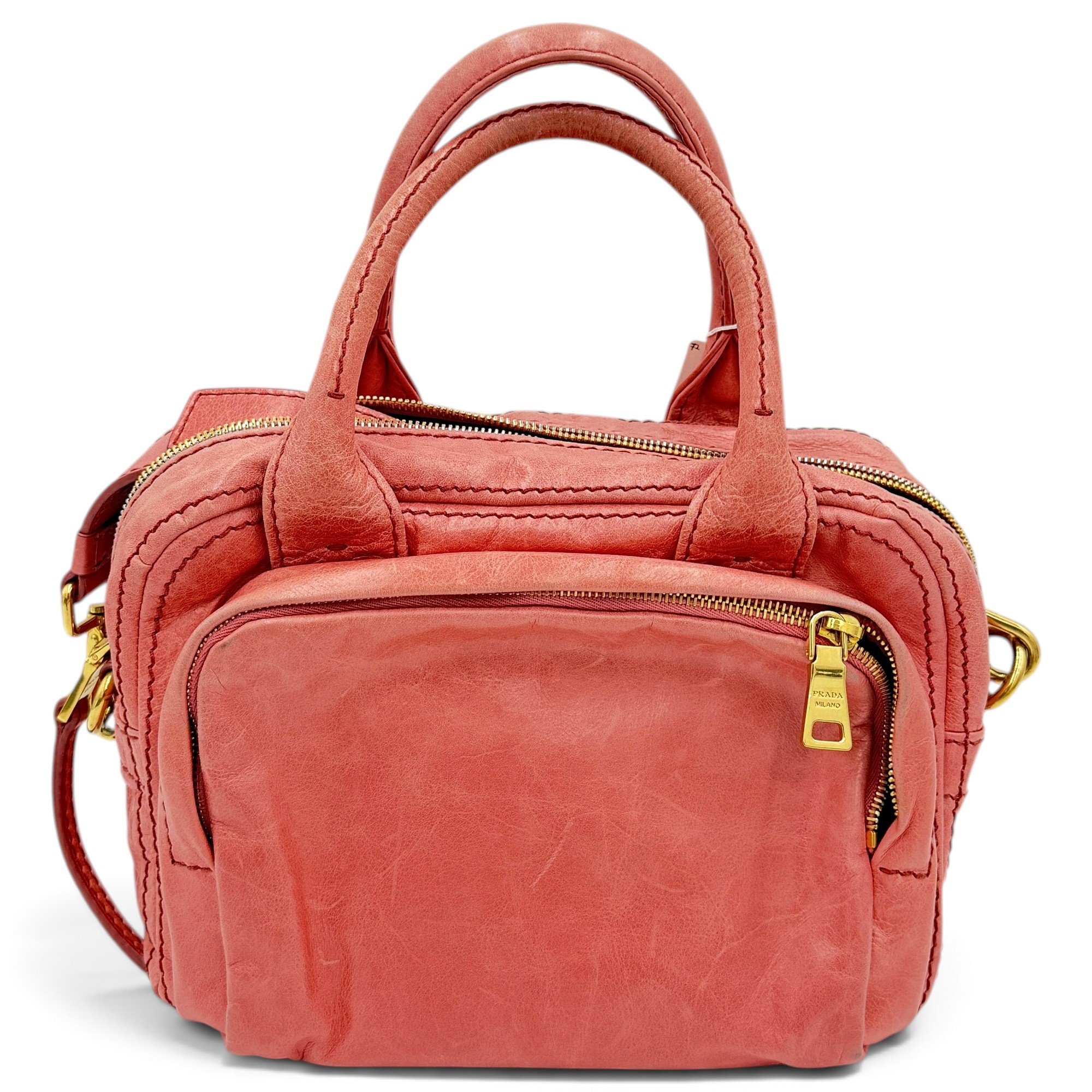 Leather handbag