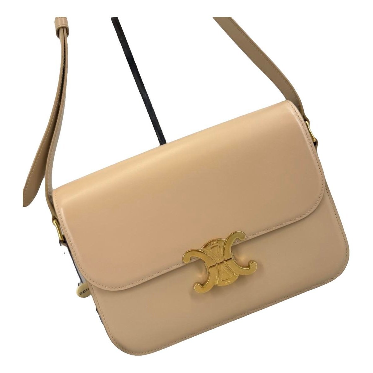 Triomphe leather handbag