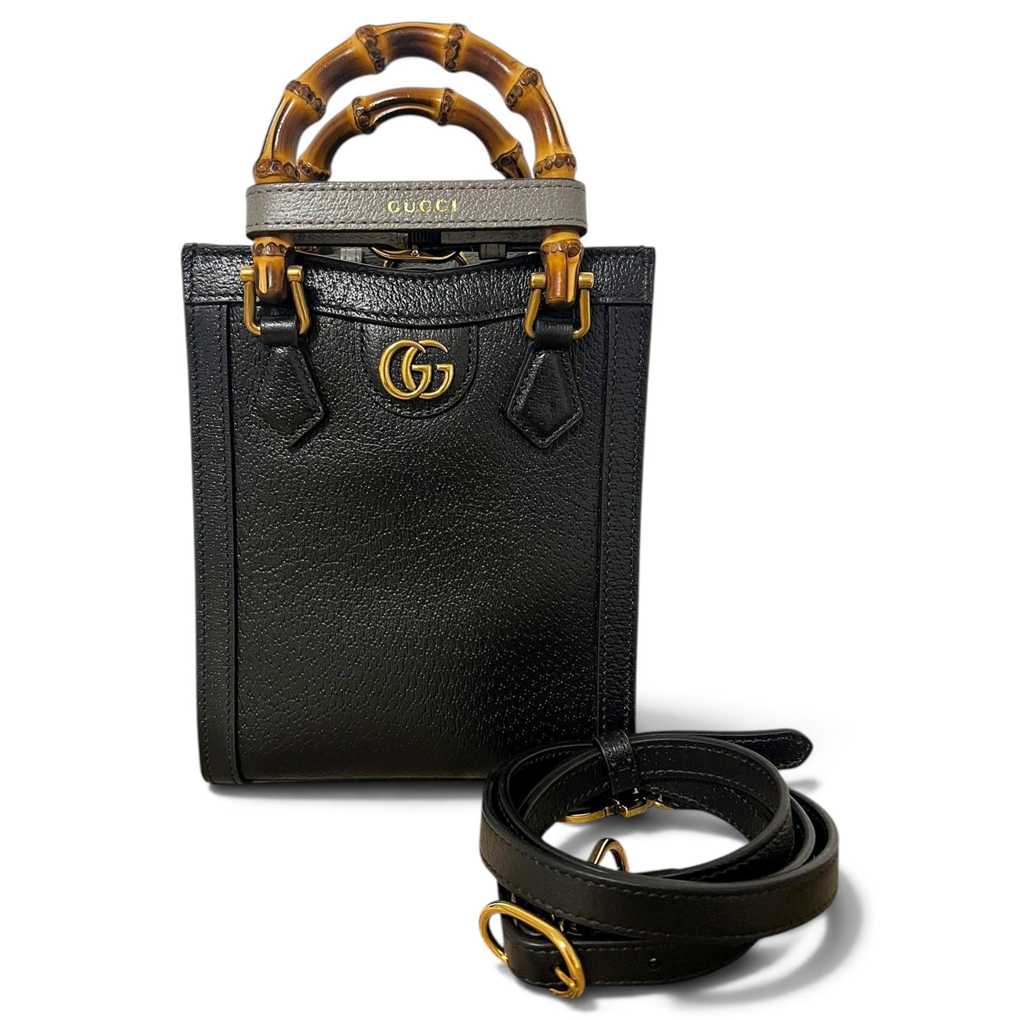 Diana Bamboo leather tote