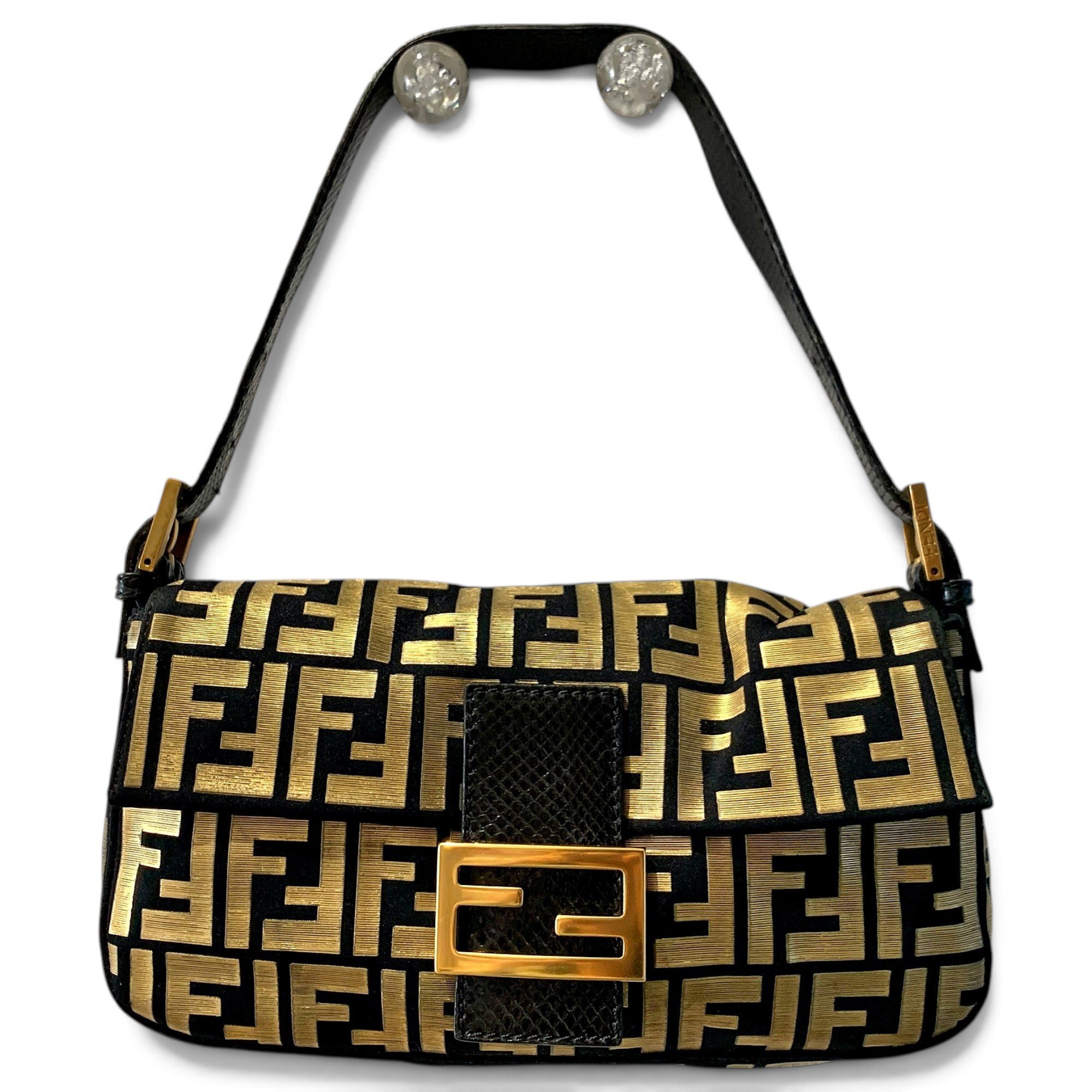 Baguette leather handbag
