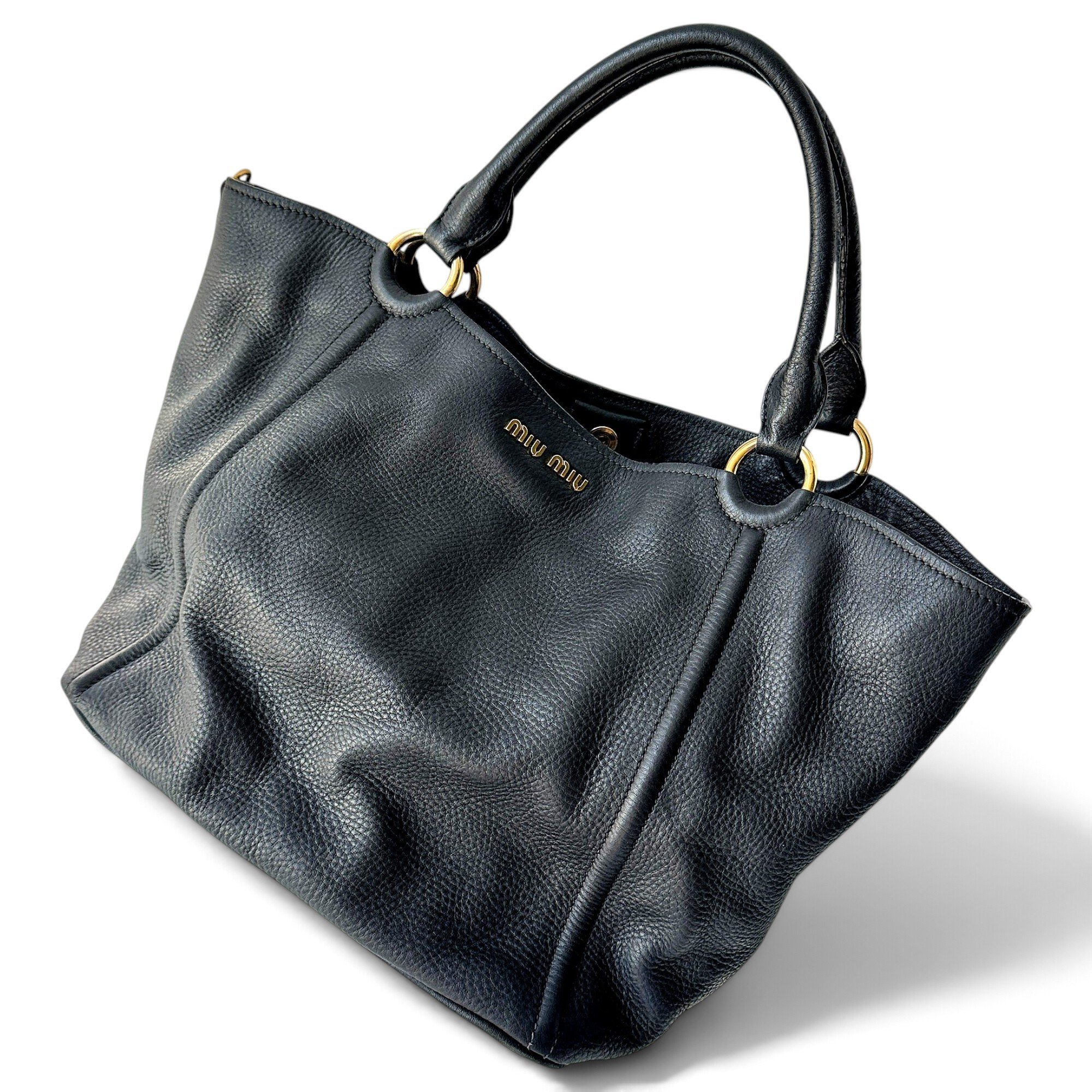 Leather handbag