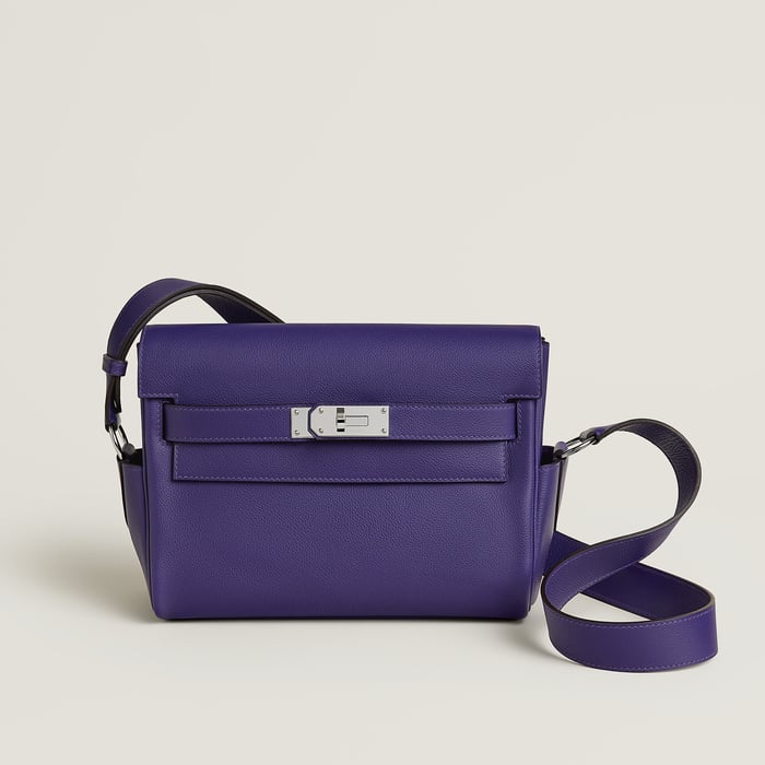 Purple Kelly Messenger Bag