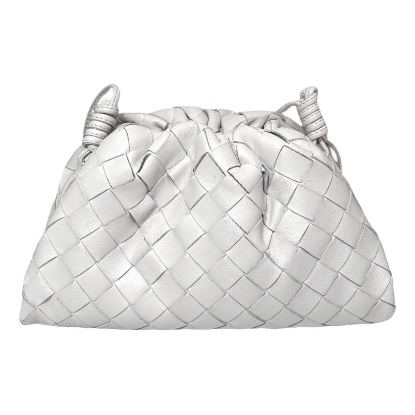 Pouch leather crossbody bag