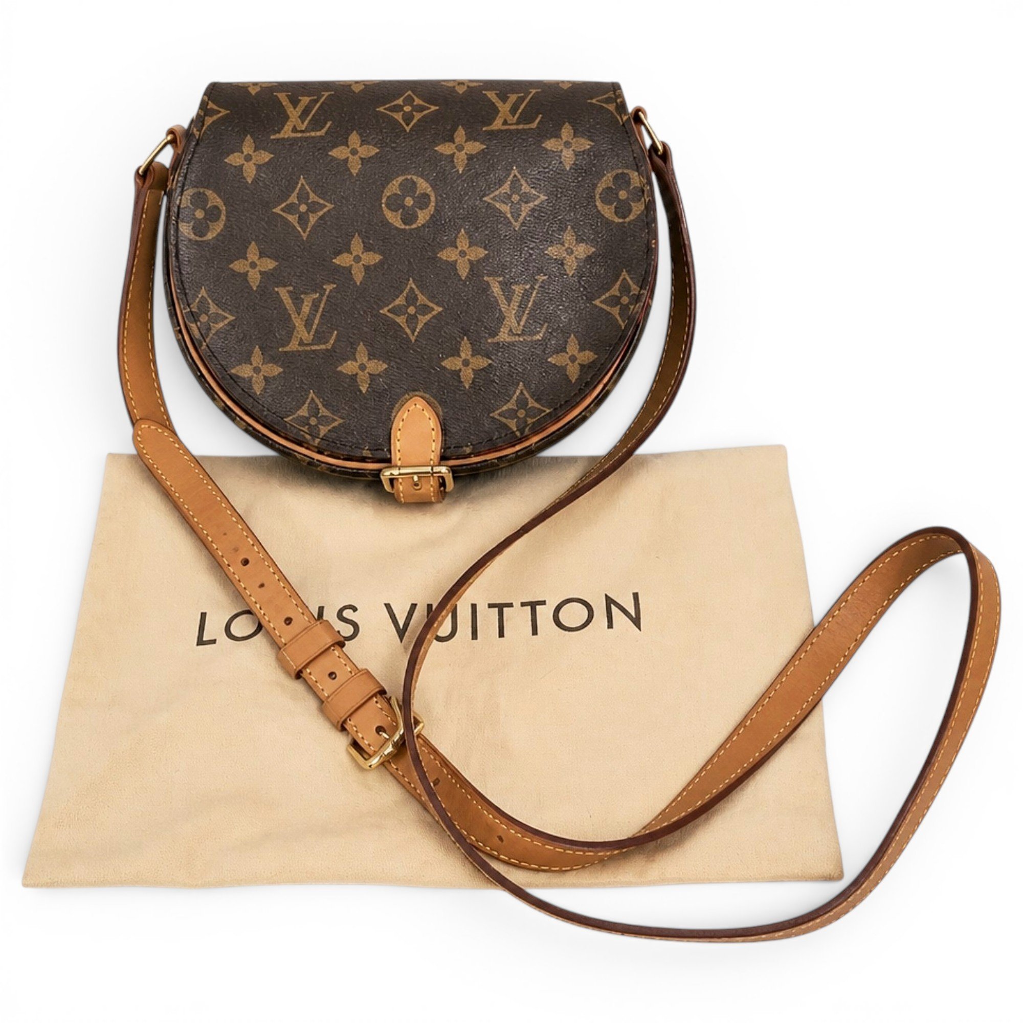 Tambourin leather crossbody bag
