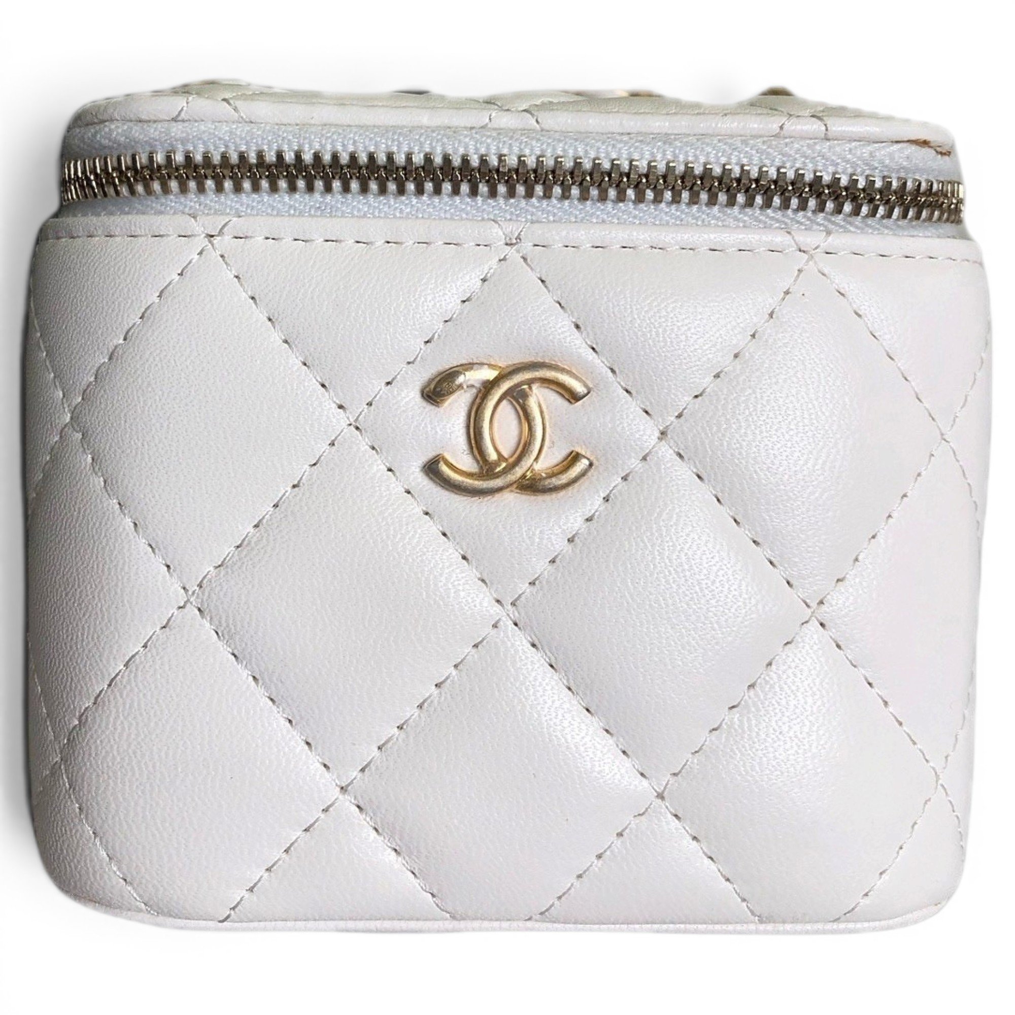 Trendy CC Vanity leather handbag