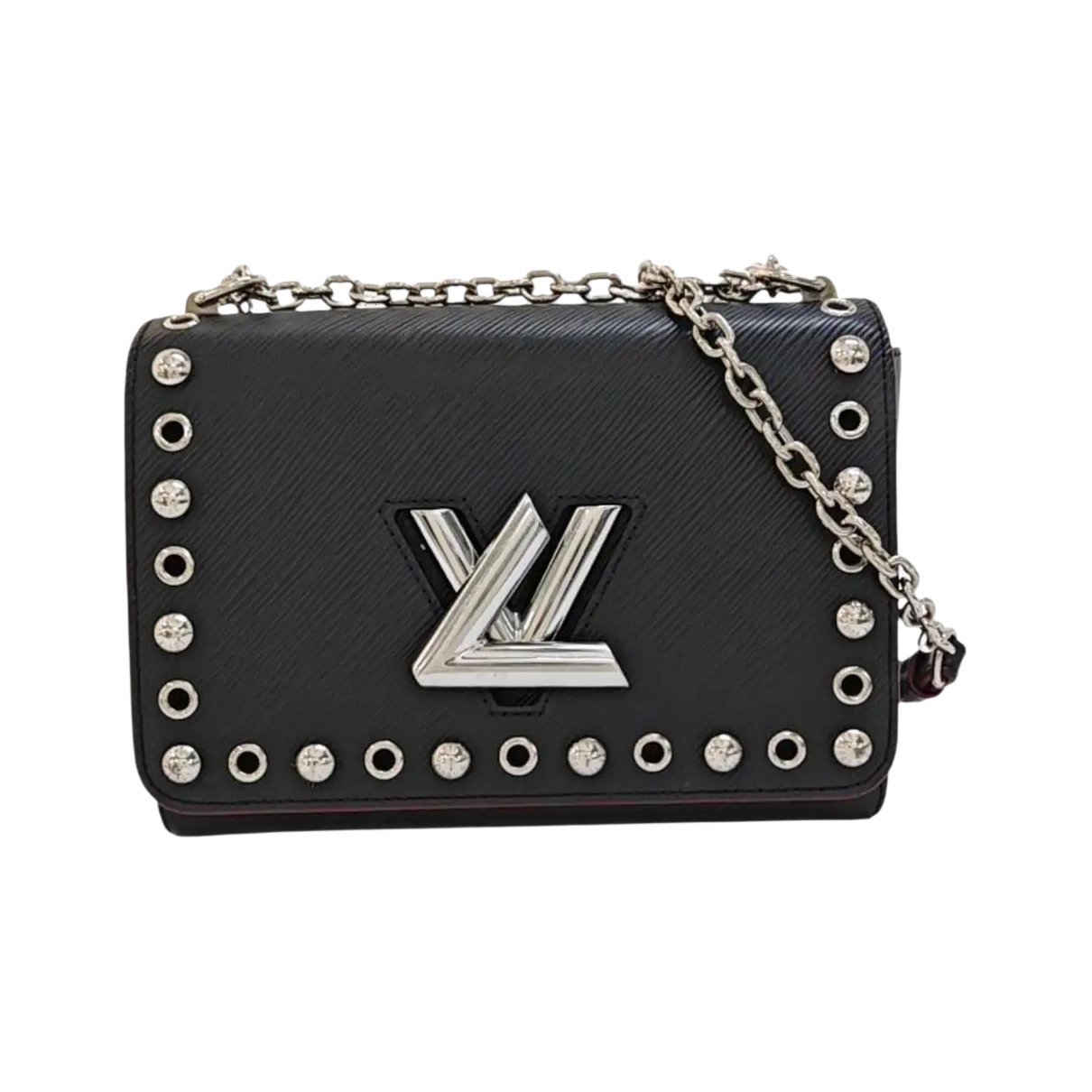 Twist leather crossbody bag