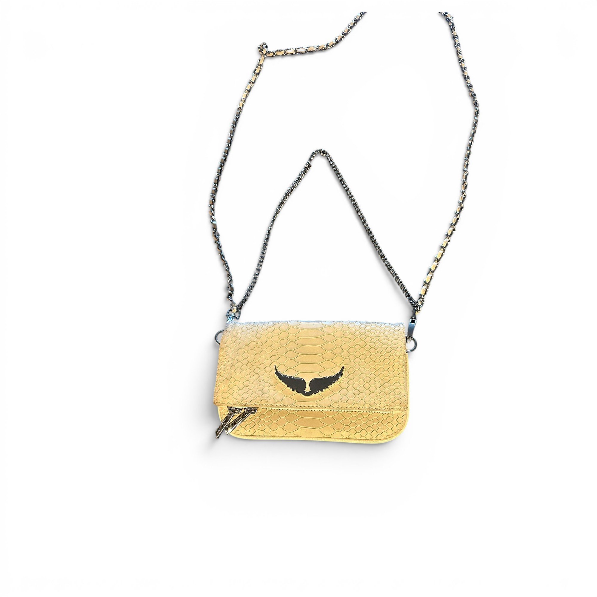 Rock leather crossbody bag