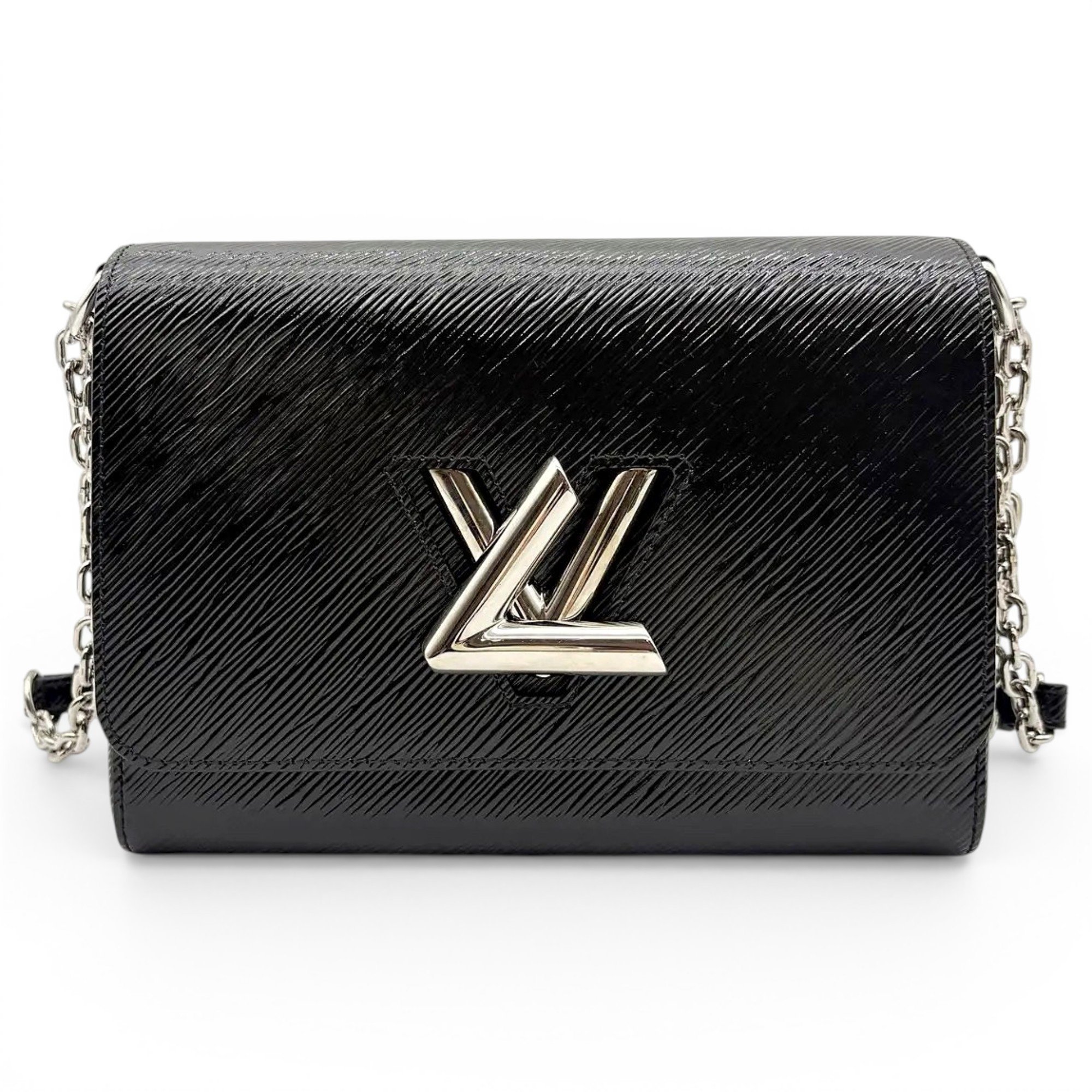 Twist leather crossbody bag