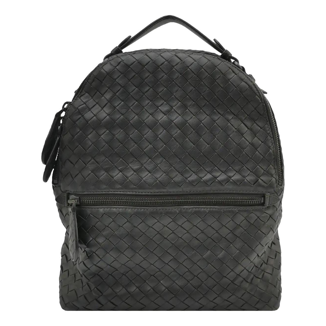 Leather backpack