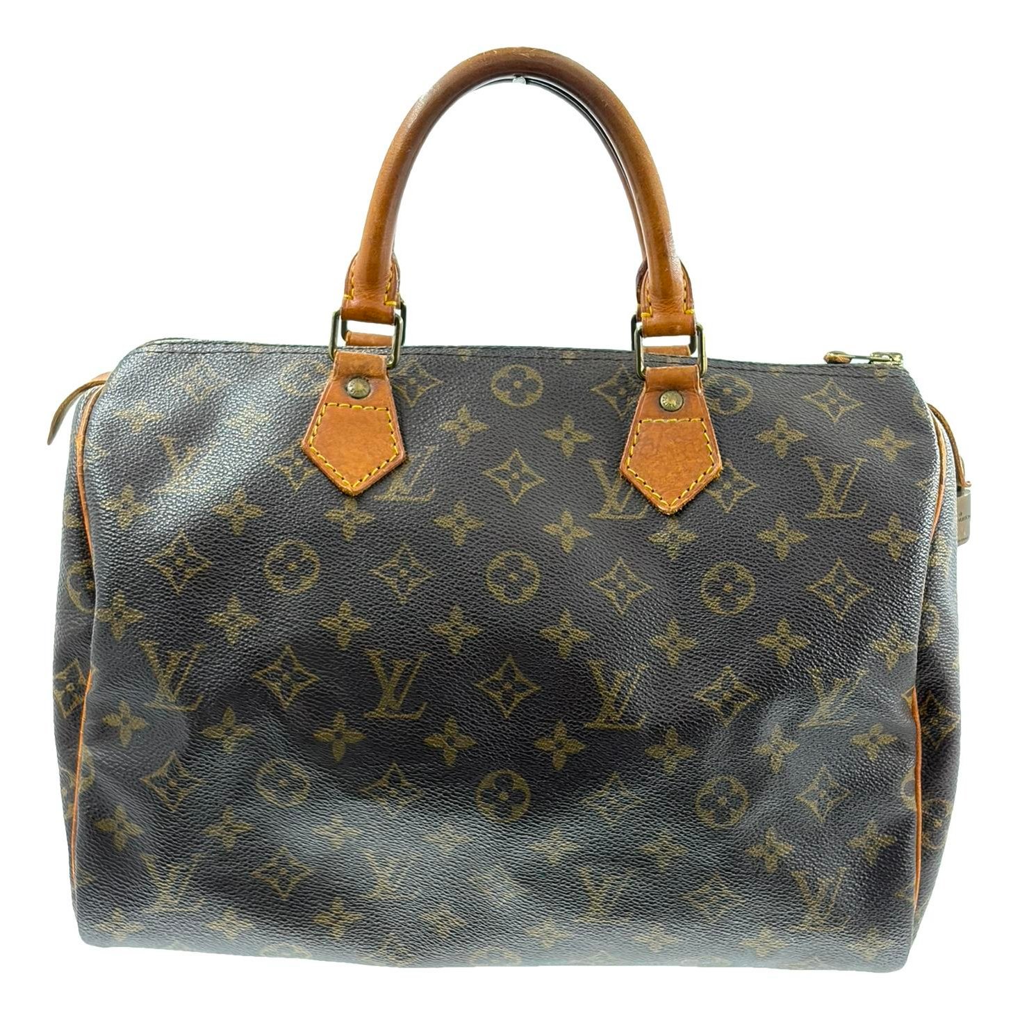 Speedy leather handbag