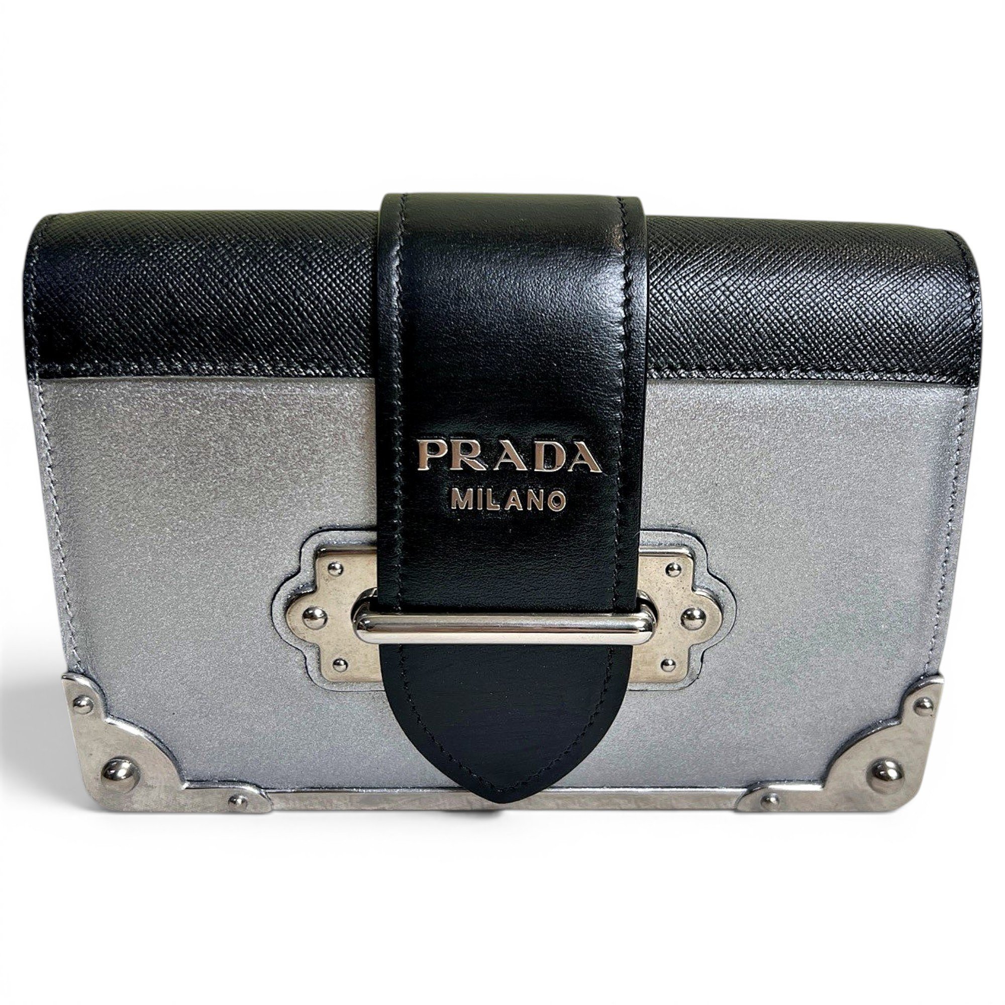 Cahier leather handbag