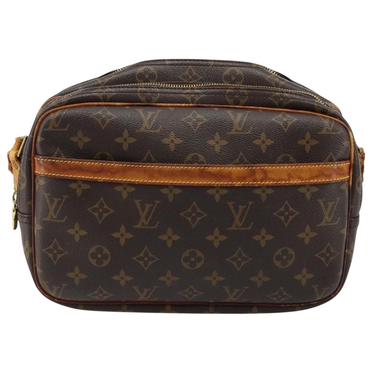 Reporter leather handbag