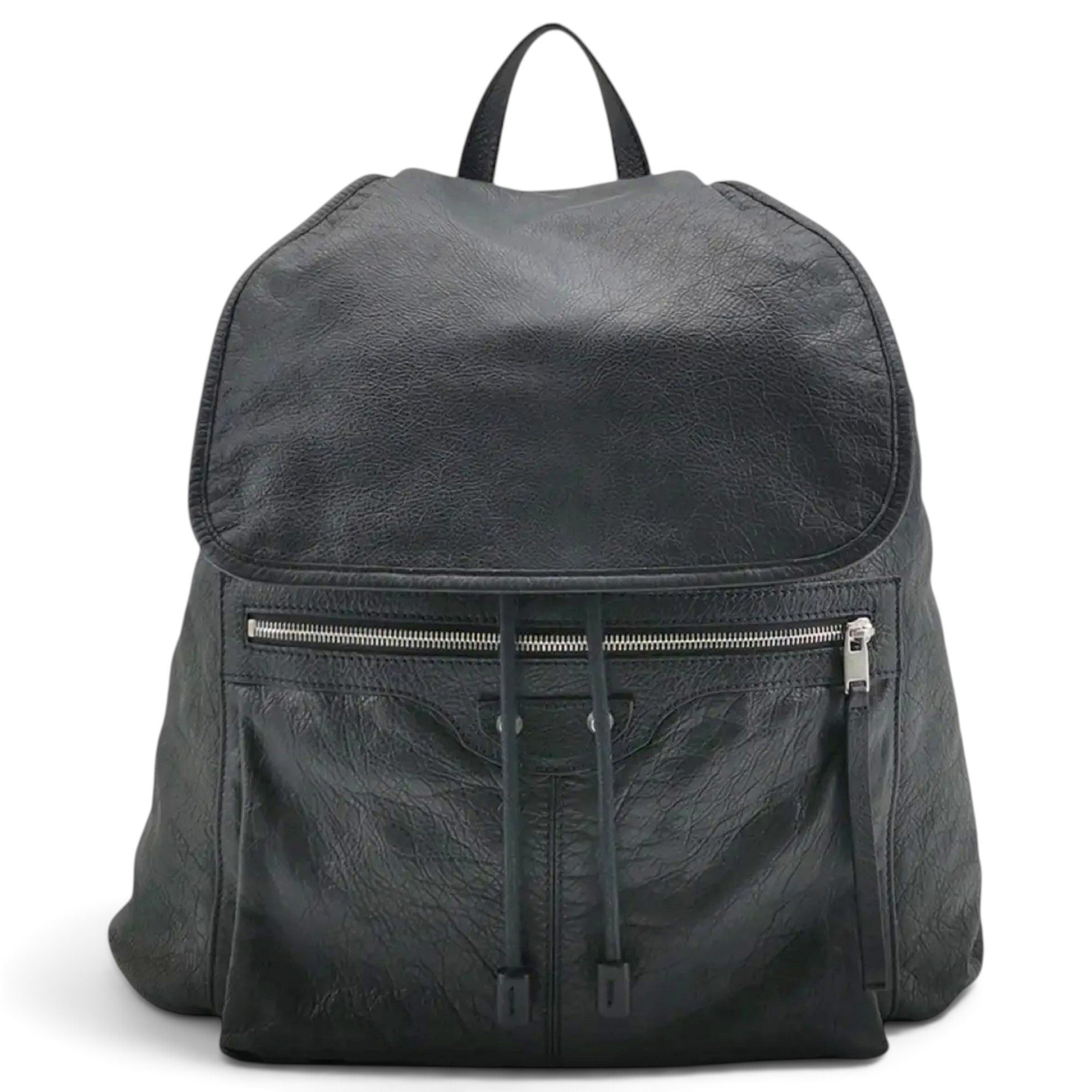 Leather backpack