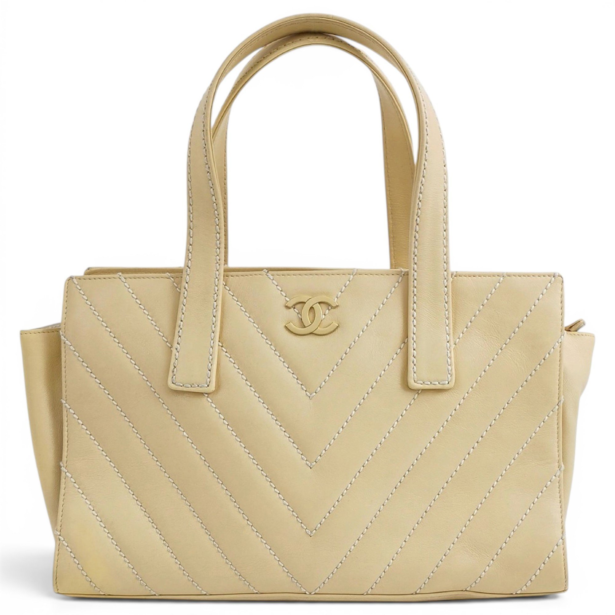 Leather tote