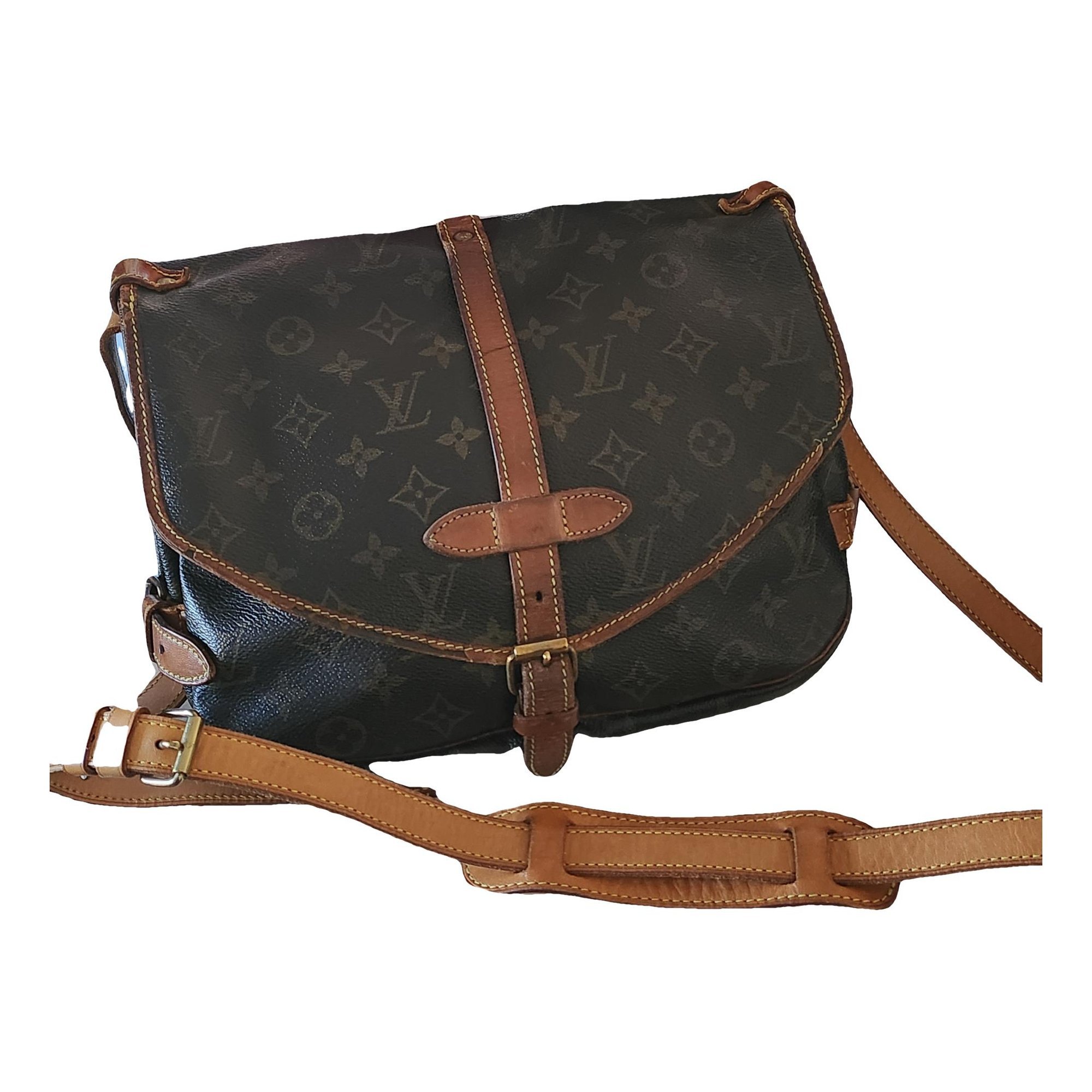 Saumur leather crossbody bag