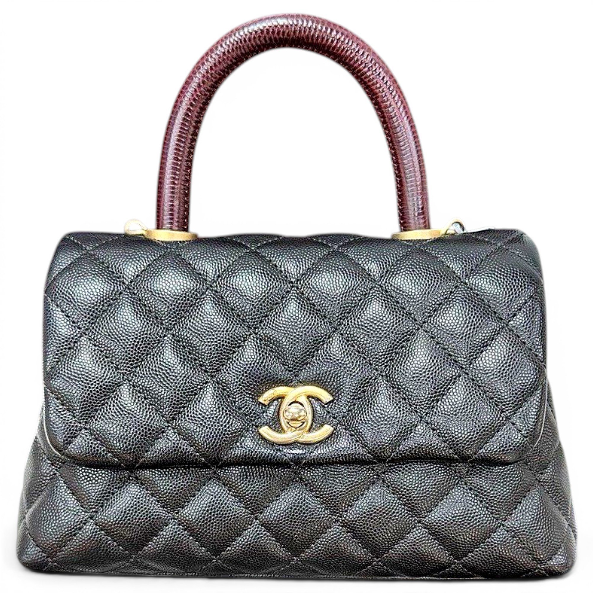 Coco Handle leather handbag