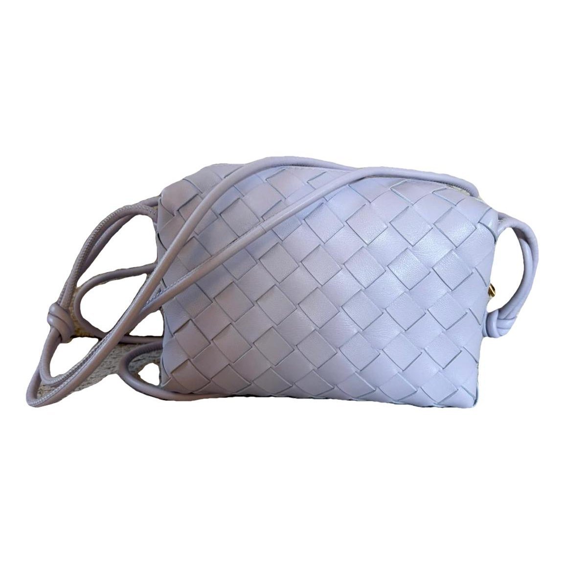 Loop leather crossbody bag