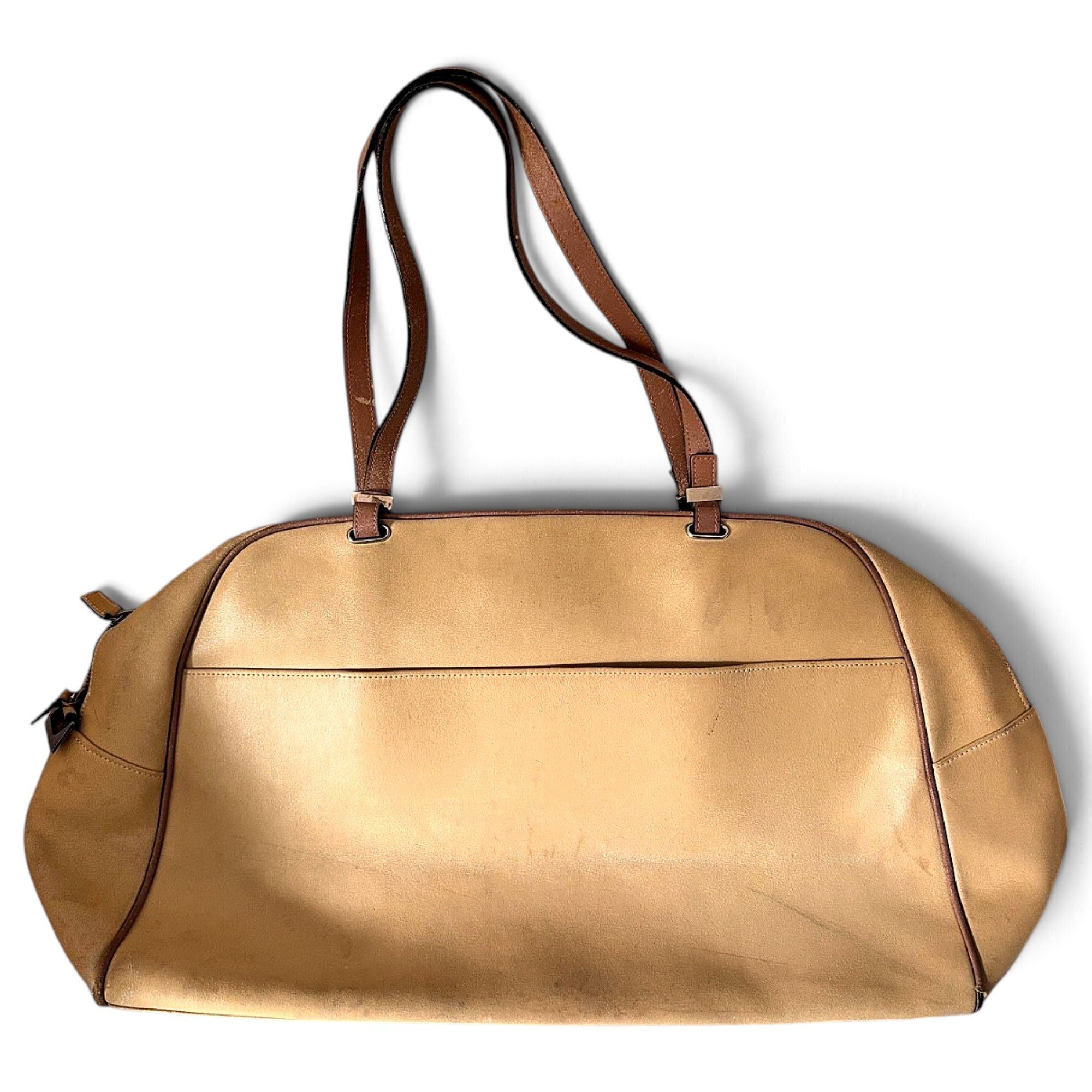 Leather tote