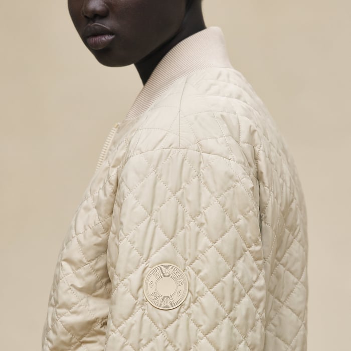 Beige Pierre d'Istrie "Cahier Du Colporteur" Reversible Jacket