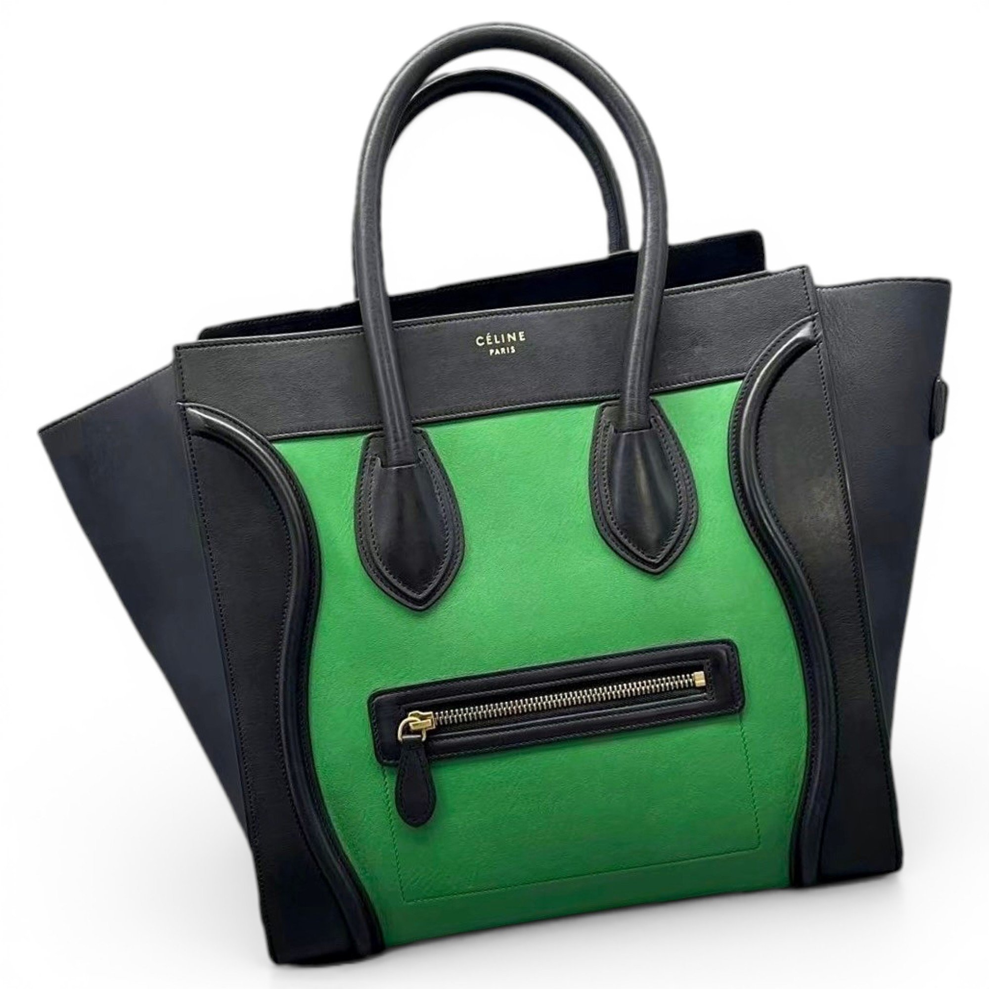 Luggage leather handbag