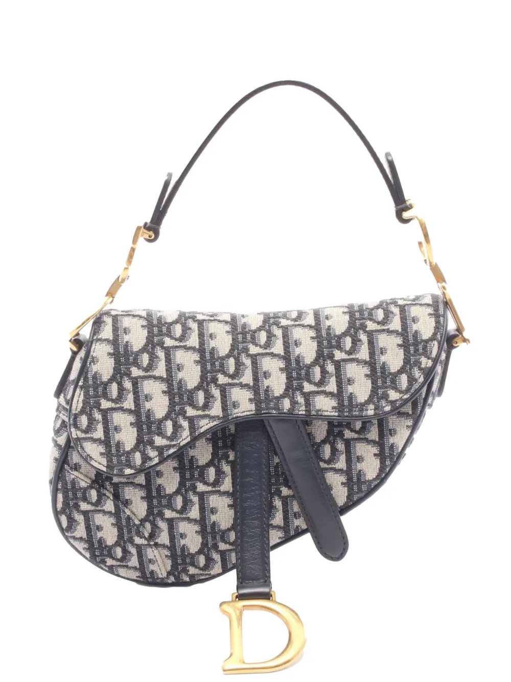 2010-2026 Mini Oblique Canvas Saddle Bag satchel
