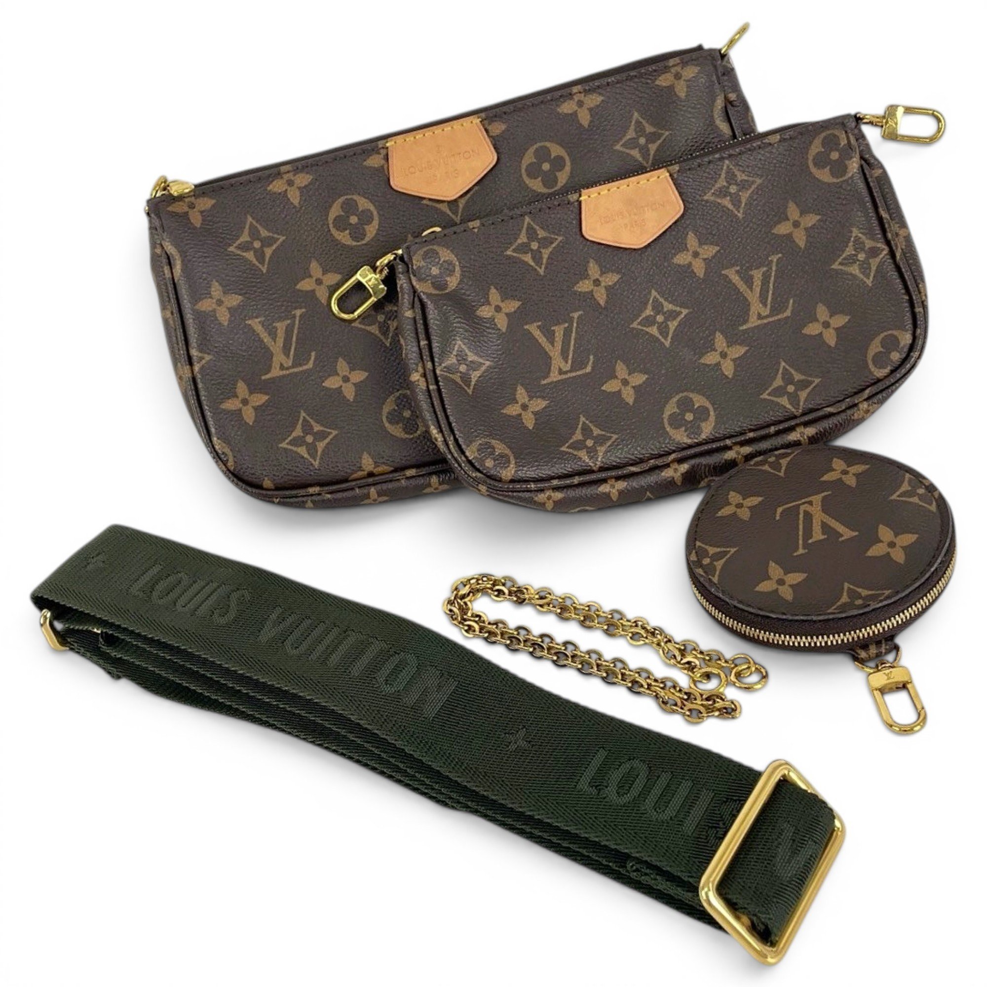 Multi Pochette Accessoires leather handbag