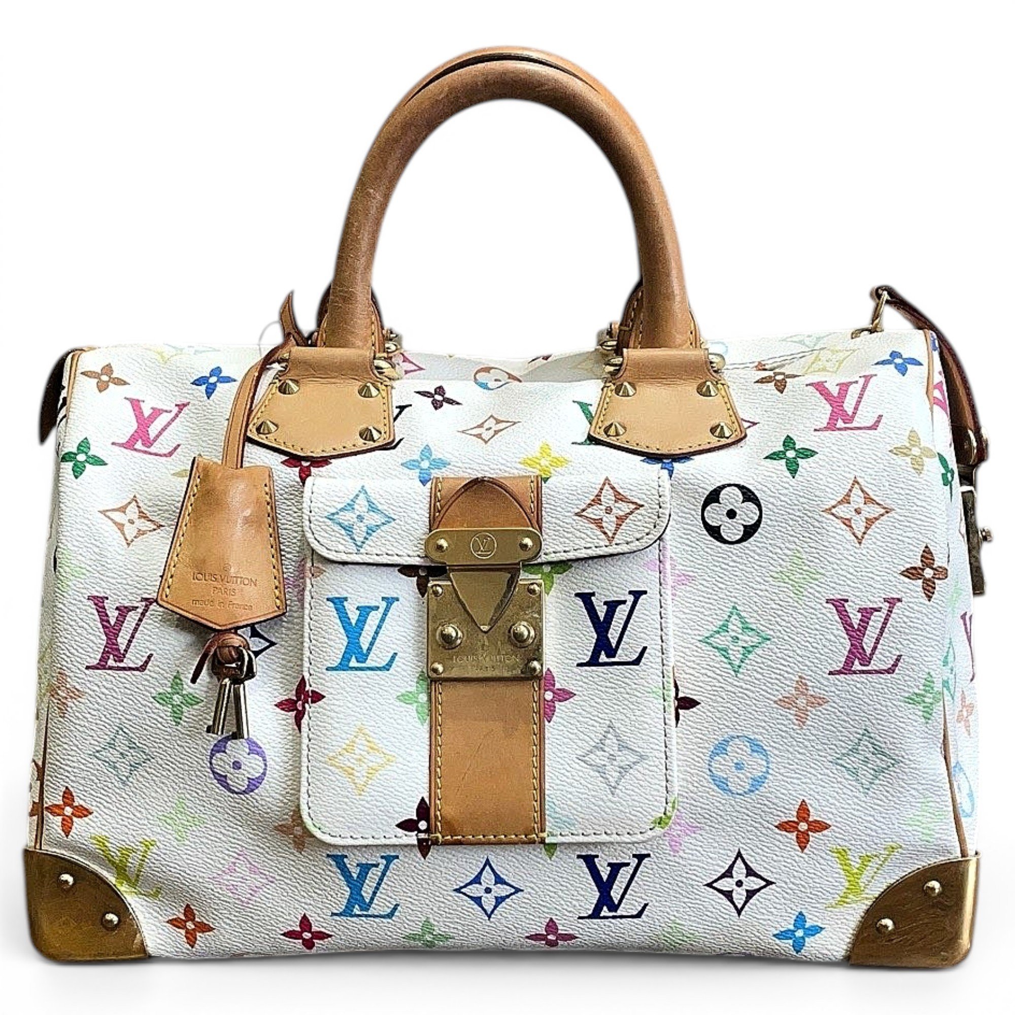 Speedy leather handbag