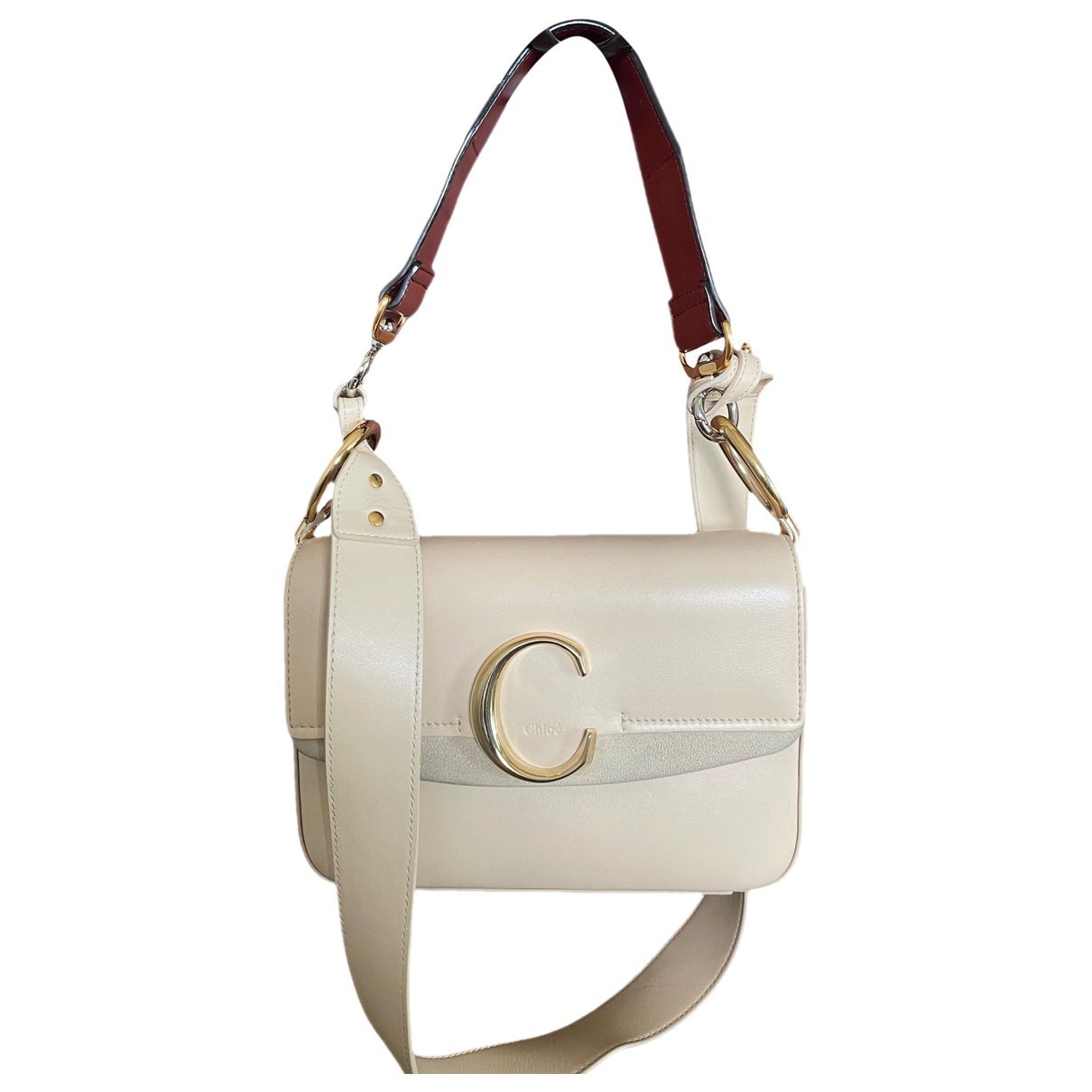 C leather handbag