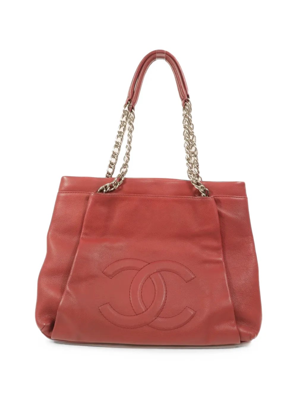 CC logo-patch tote bag