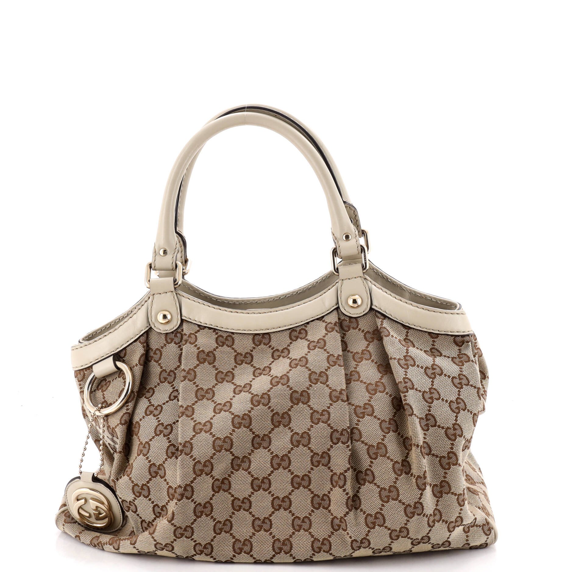 Sukey Tote GG Canvas with Leather Medium