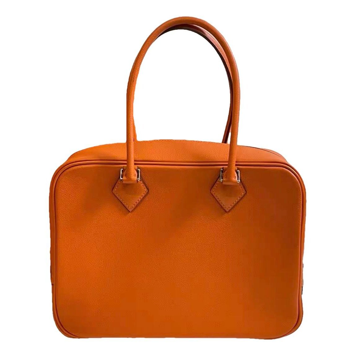 Plume leather handbag