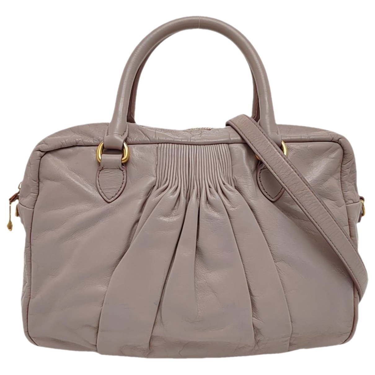 Leather handbag