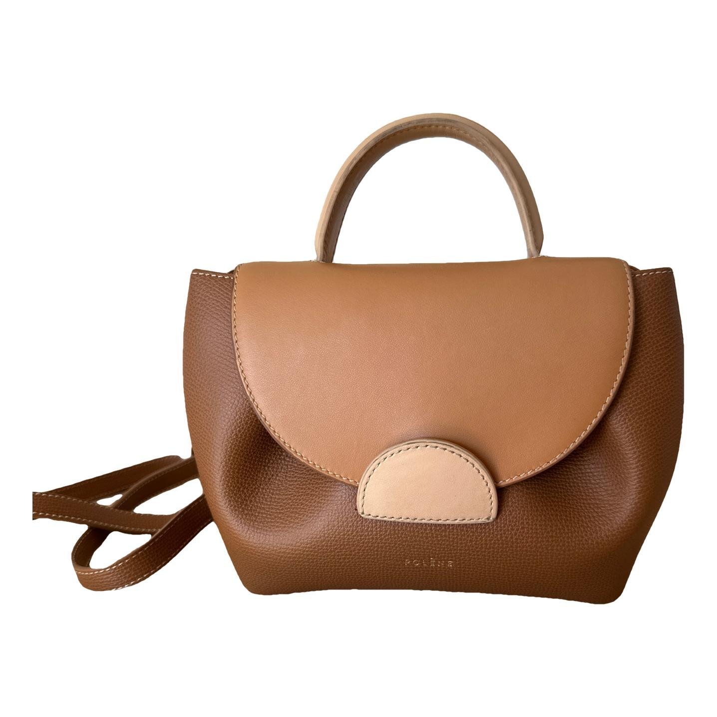 Numéro un nano leather crossbody bag