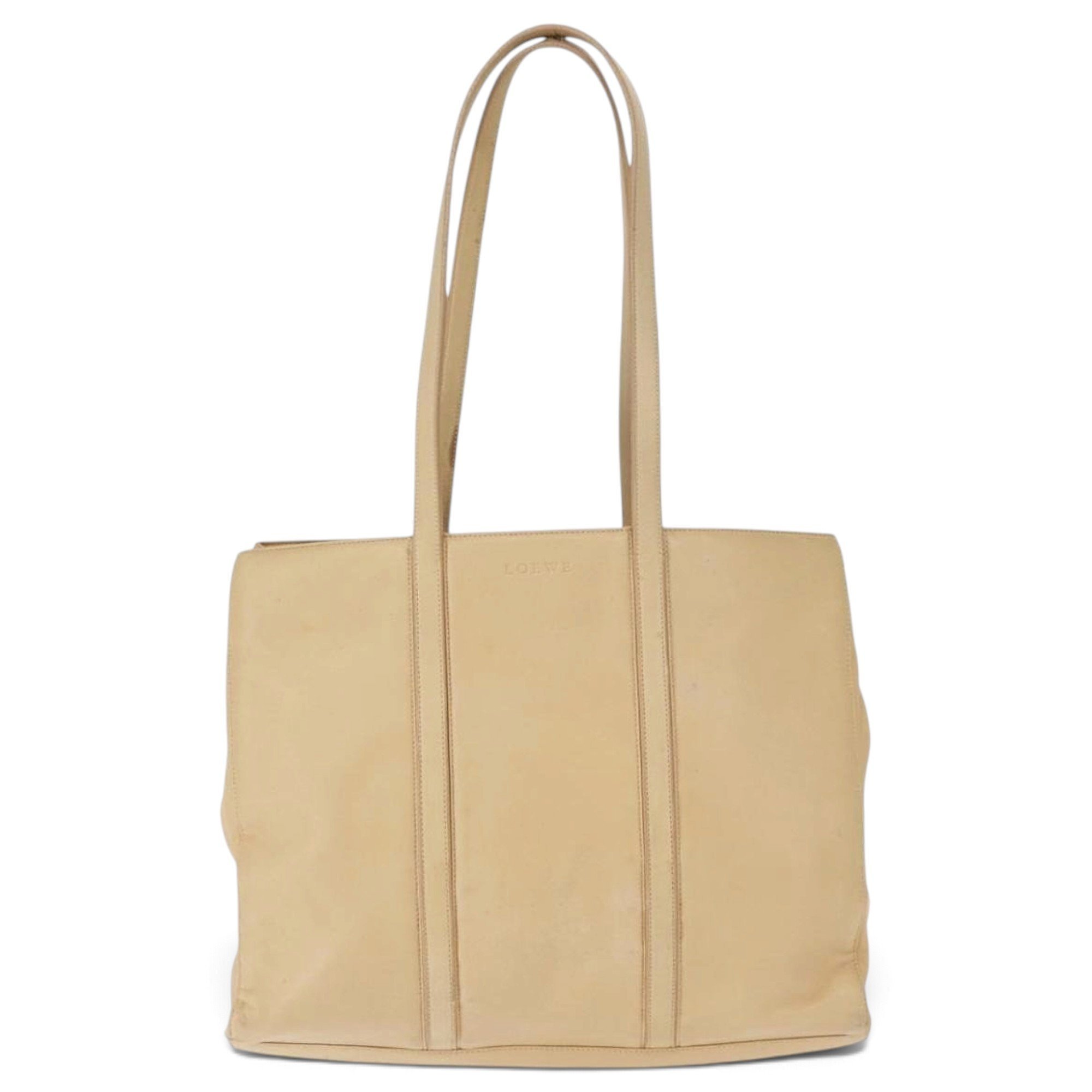 Leather tote
