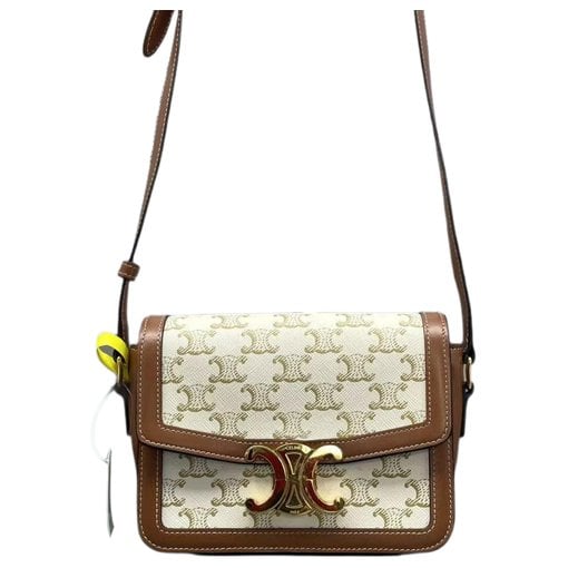 Celine Triomphe leather crossbody bag