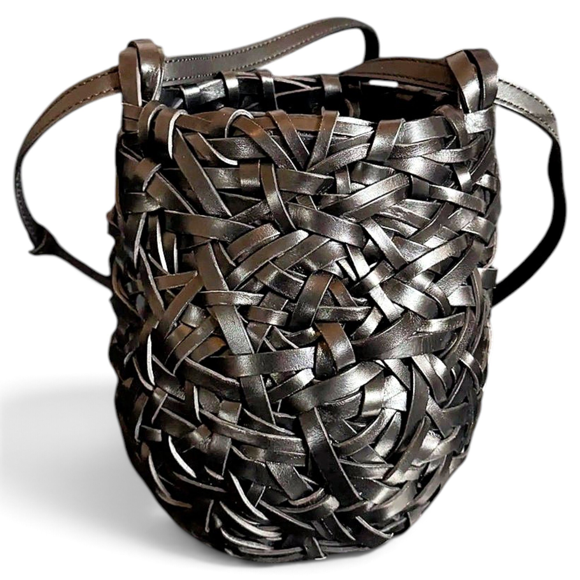 Leather handbag