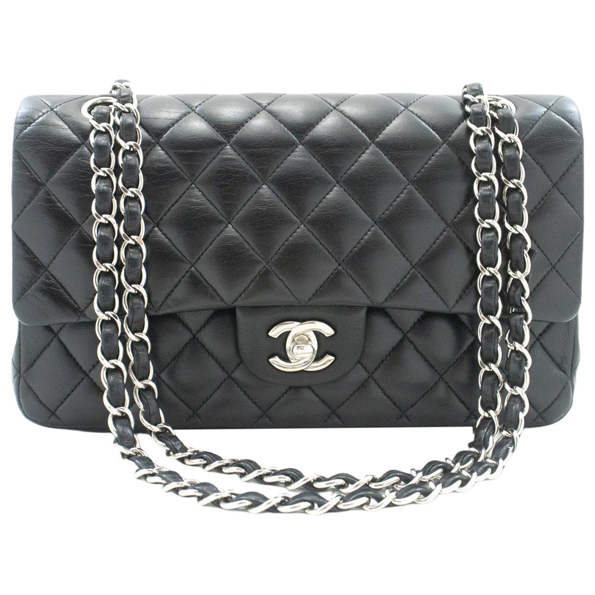 Trendy CC Flap leather handbag