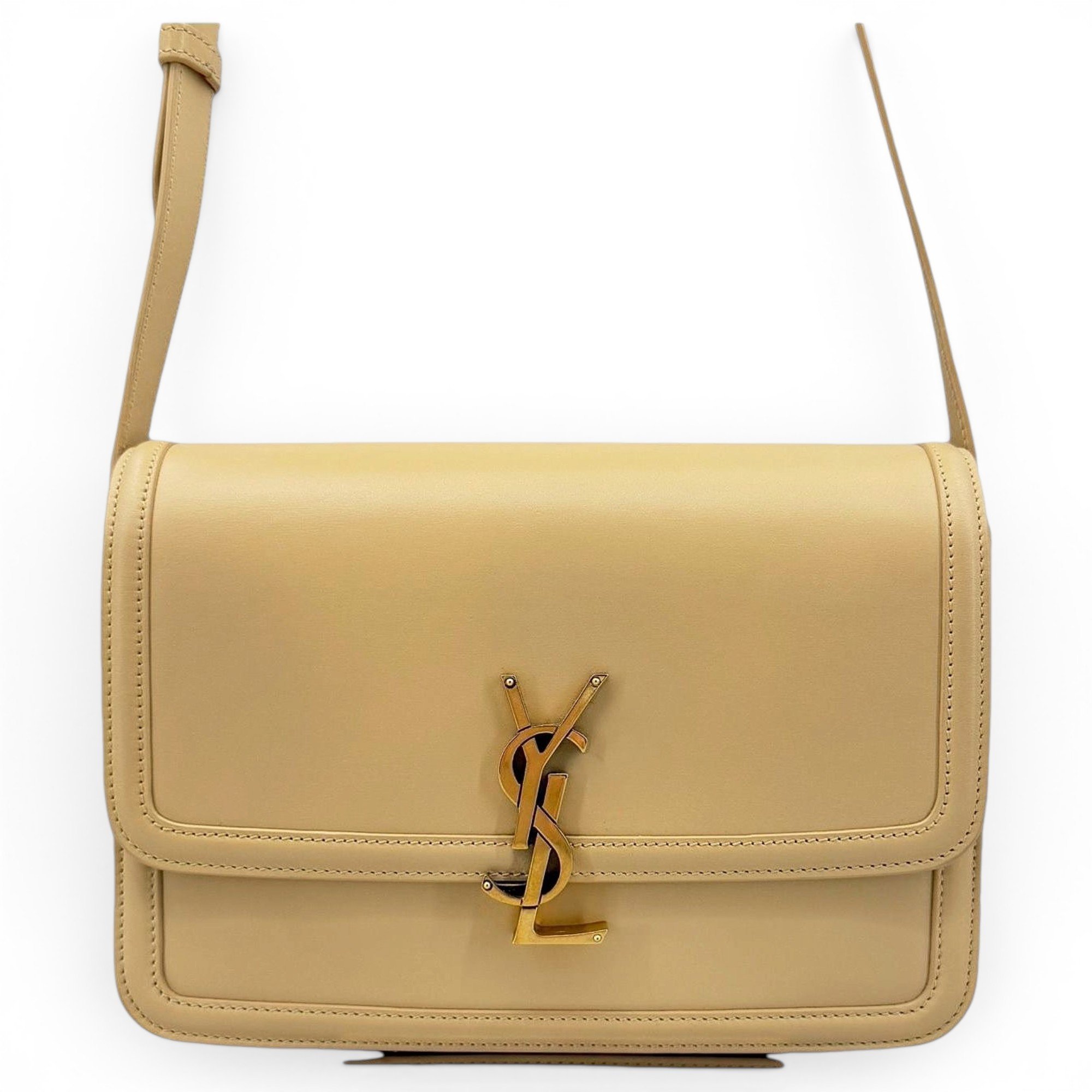Solférino leather handbag