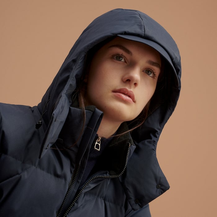 Navy Toundra Puffer Coat
