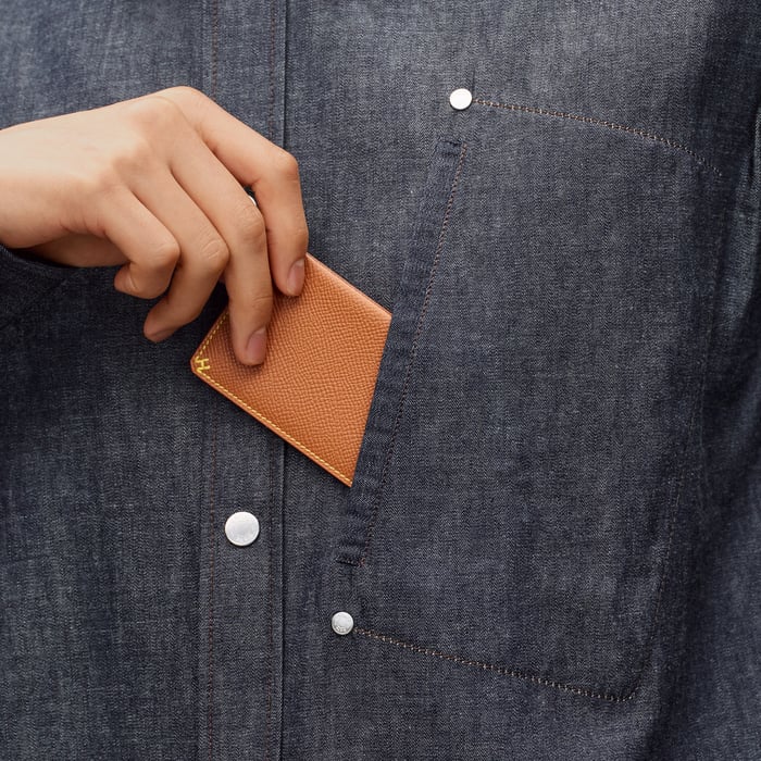 Indigo "Clous De Selle" Overshirt