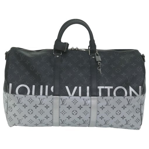 Keepall leather travel bag