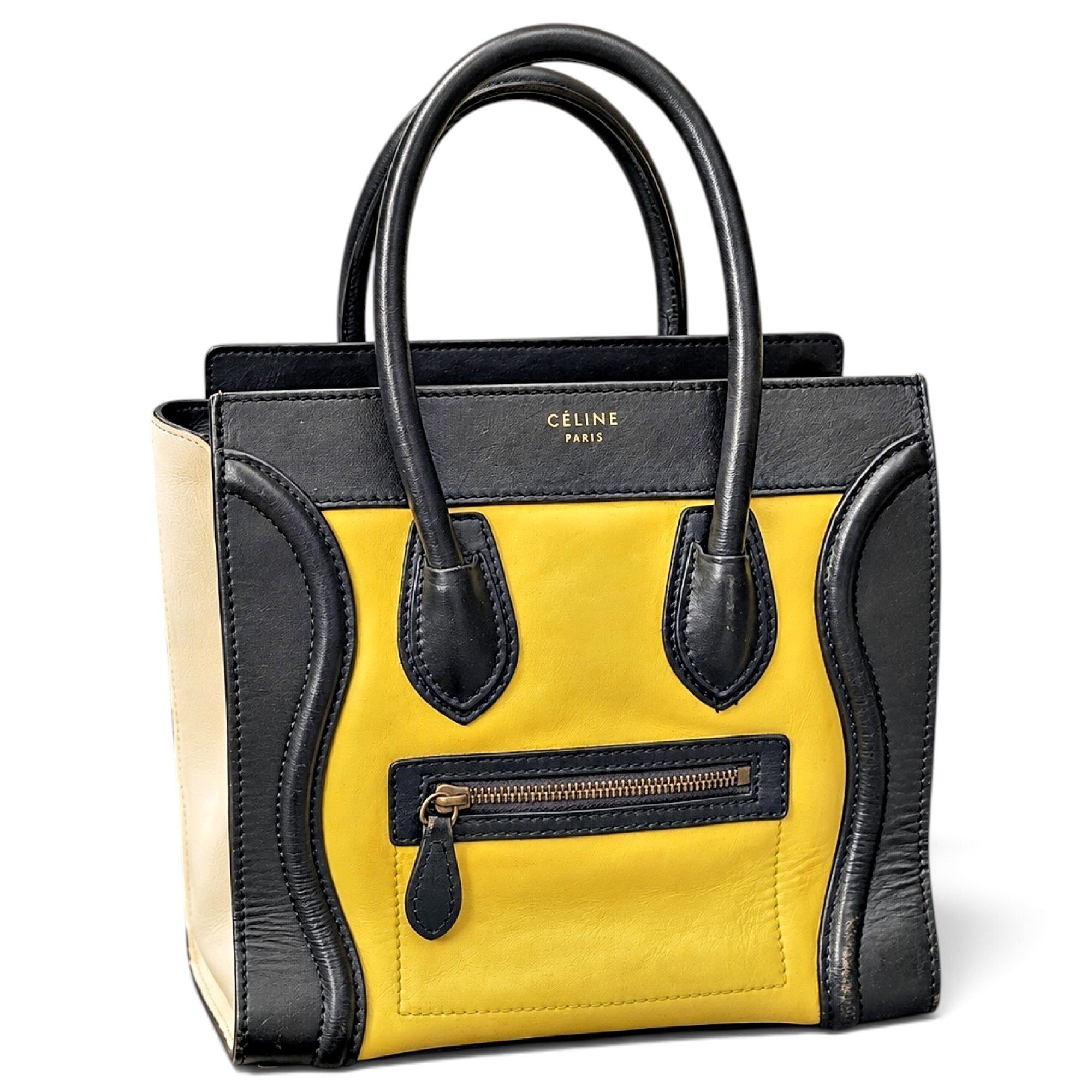 Luggage leather handbag