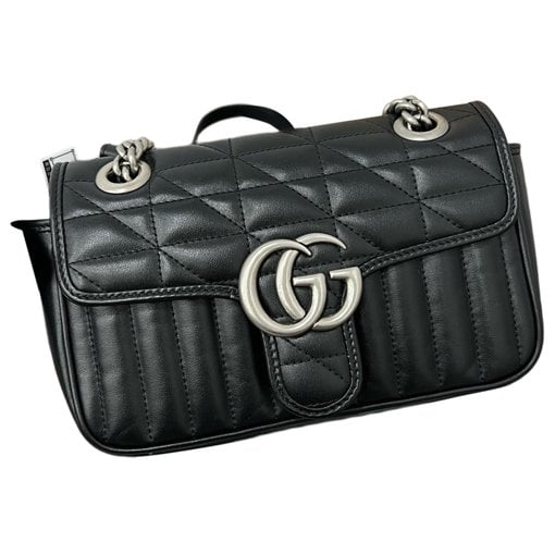 GG Marmont Flap leather handbag