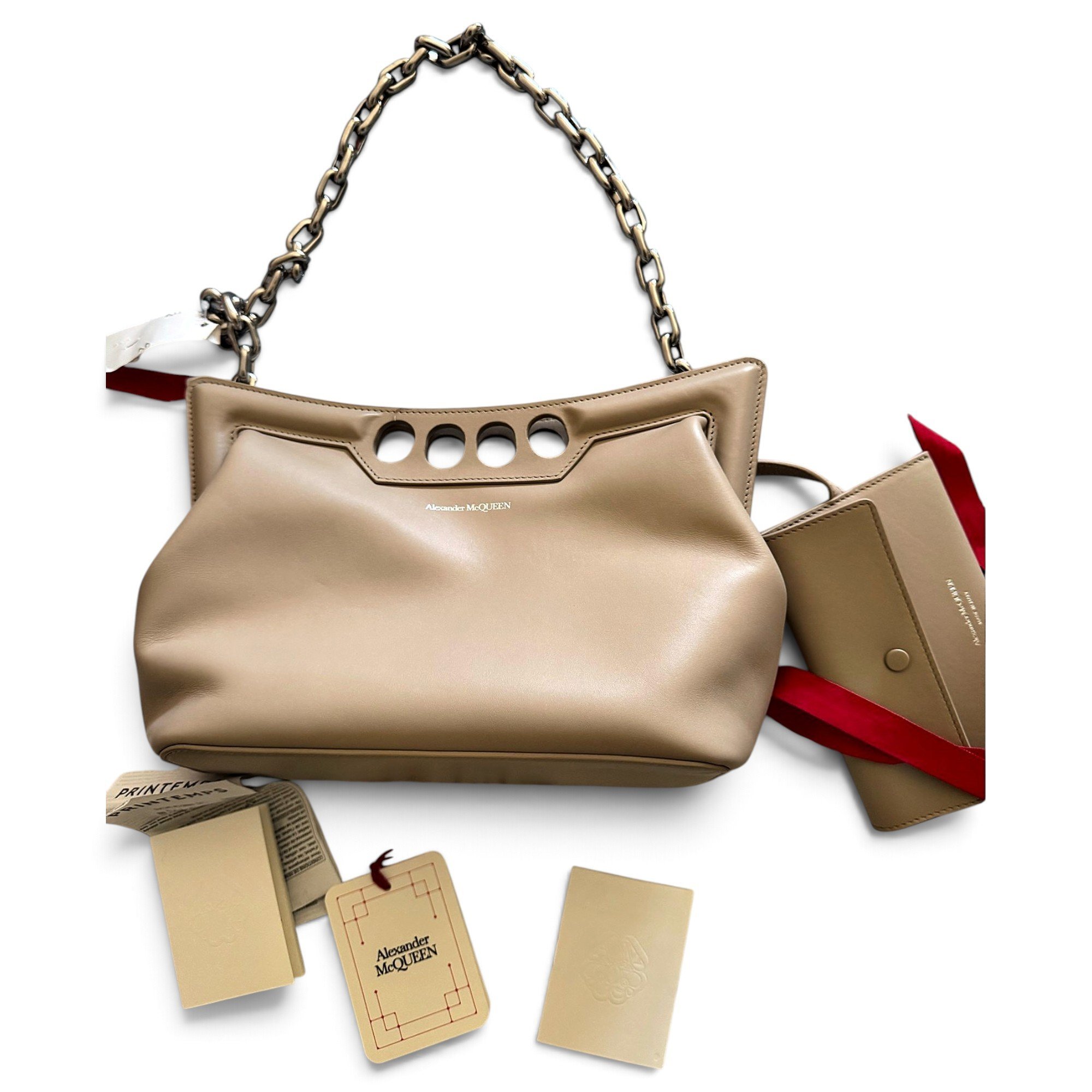 Leather handbag