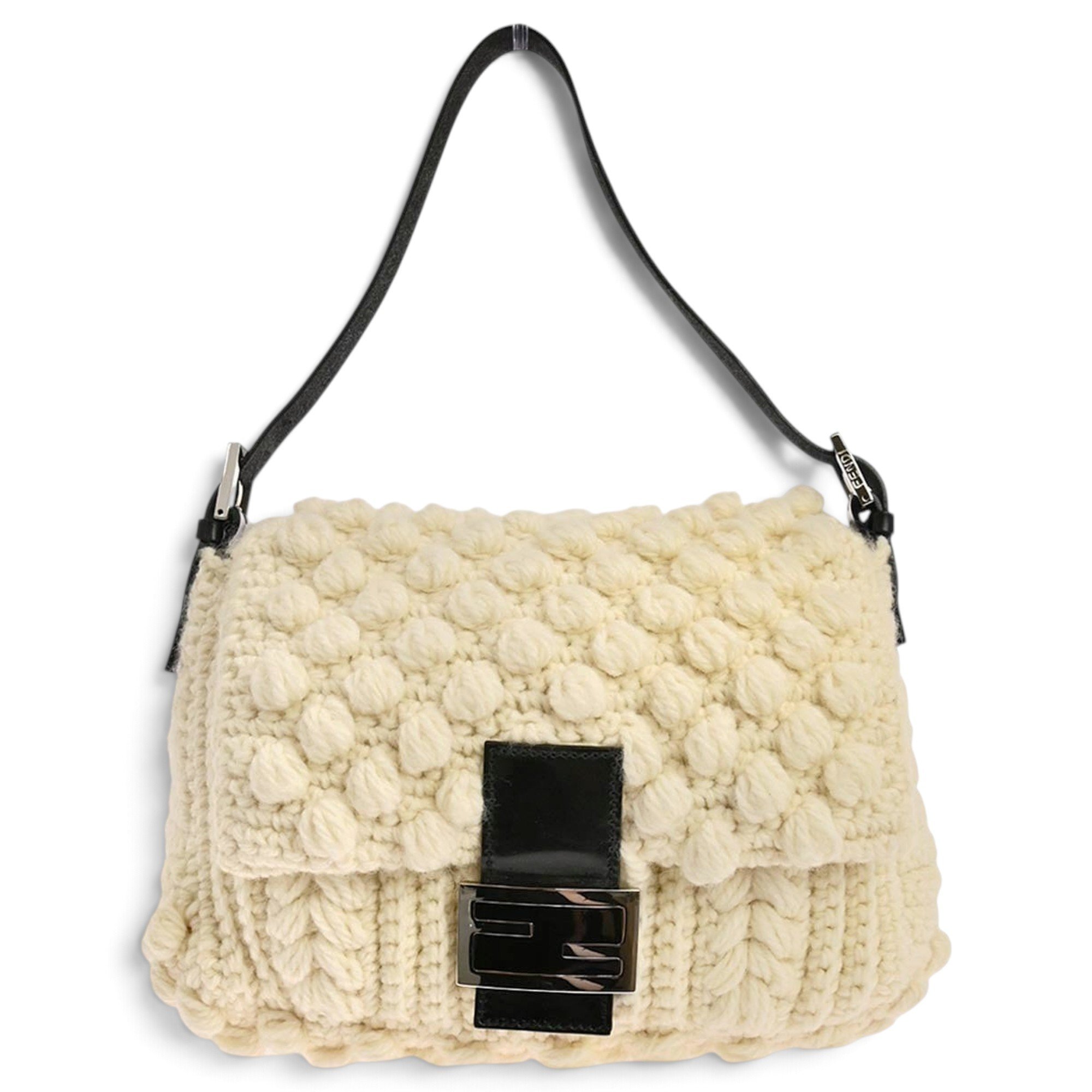 Mamma Baguette wool handbag