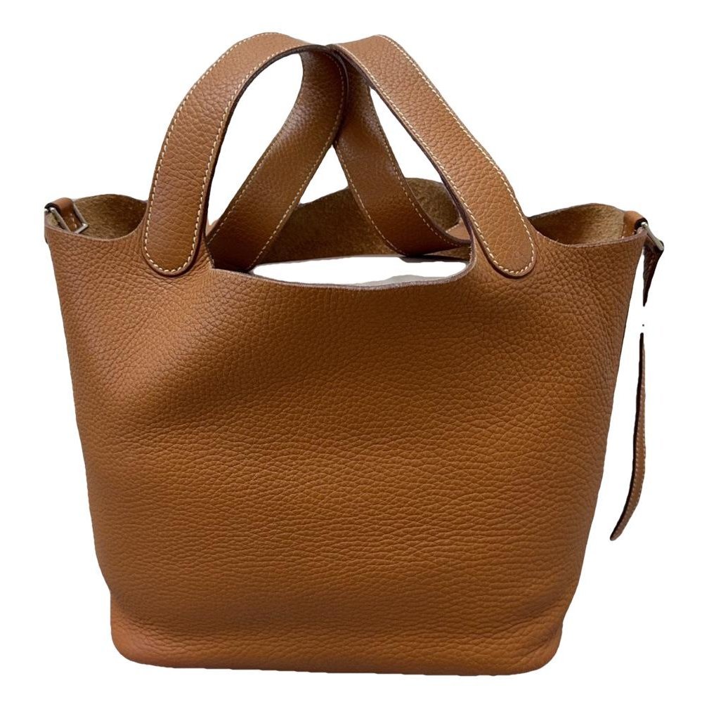 Picotin leather handbag