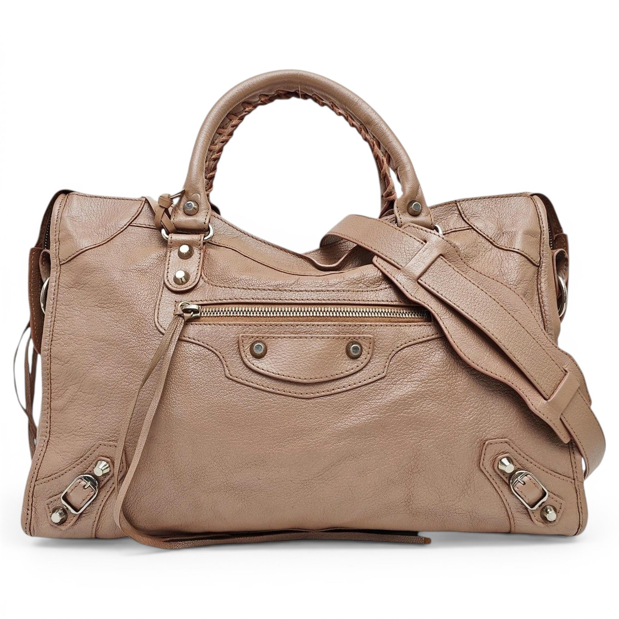 Leather handbag