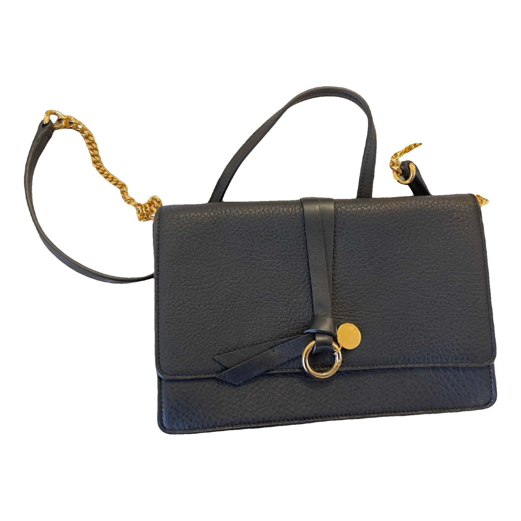 Leather clutch bag