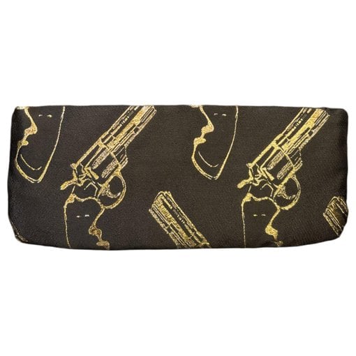 Silk clutch bag
