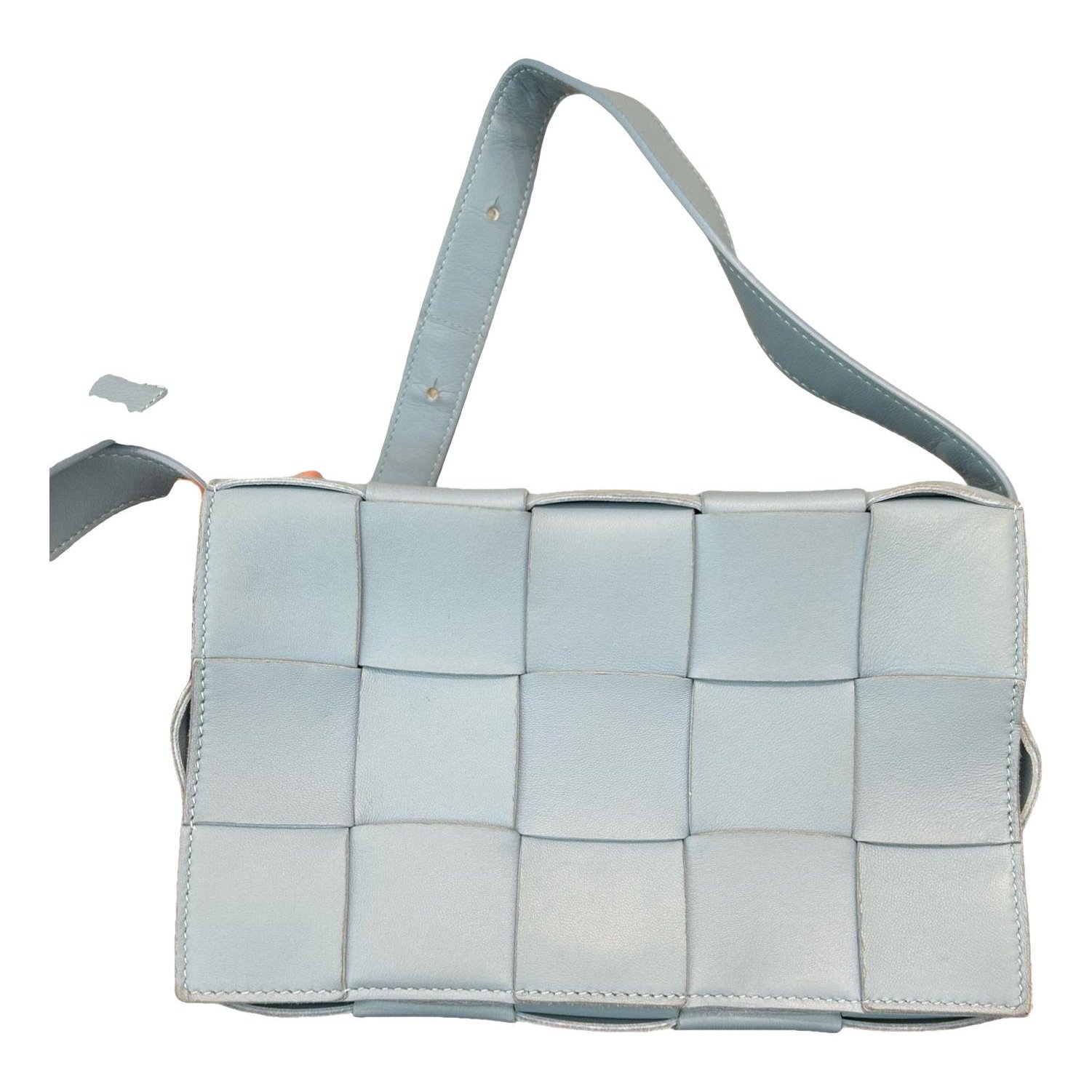 Cassette leather handbag